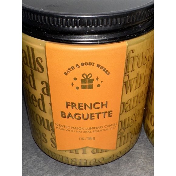 2 NEW BATH & BODY WORKS FRENCH BAGUETTE SCENTED CANDLE SINGLE WICK 7 OZ … - Picture 4 of 14